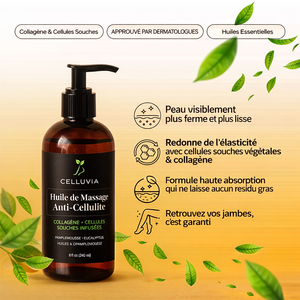 Celluvia- huile de massage anti-cellulite